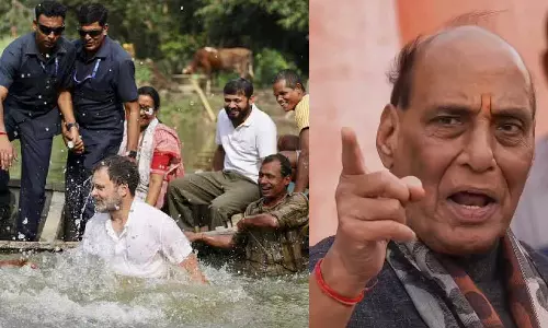 ராகுல் காந்திக்கு குளத்தில் குதிப்பதைவிட வேறு வழியில்லை: ராஜ்நாத் சிங் கிண்டல்