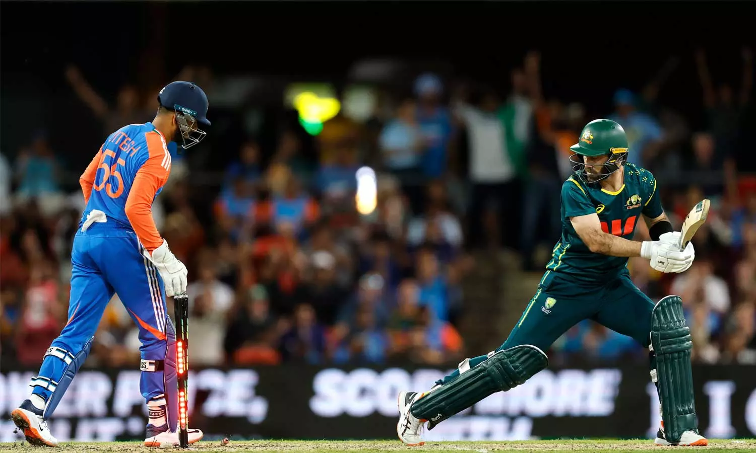 4-வது T20 போட்டி: ஆஸ்திரேலியாவை வீழ்த்தி இந்தியா அபார வெற்றி