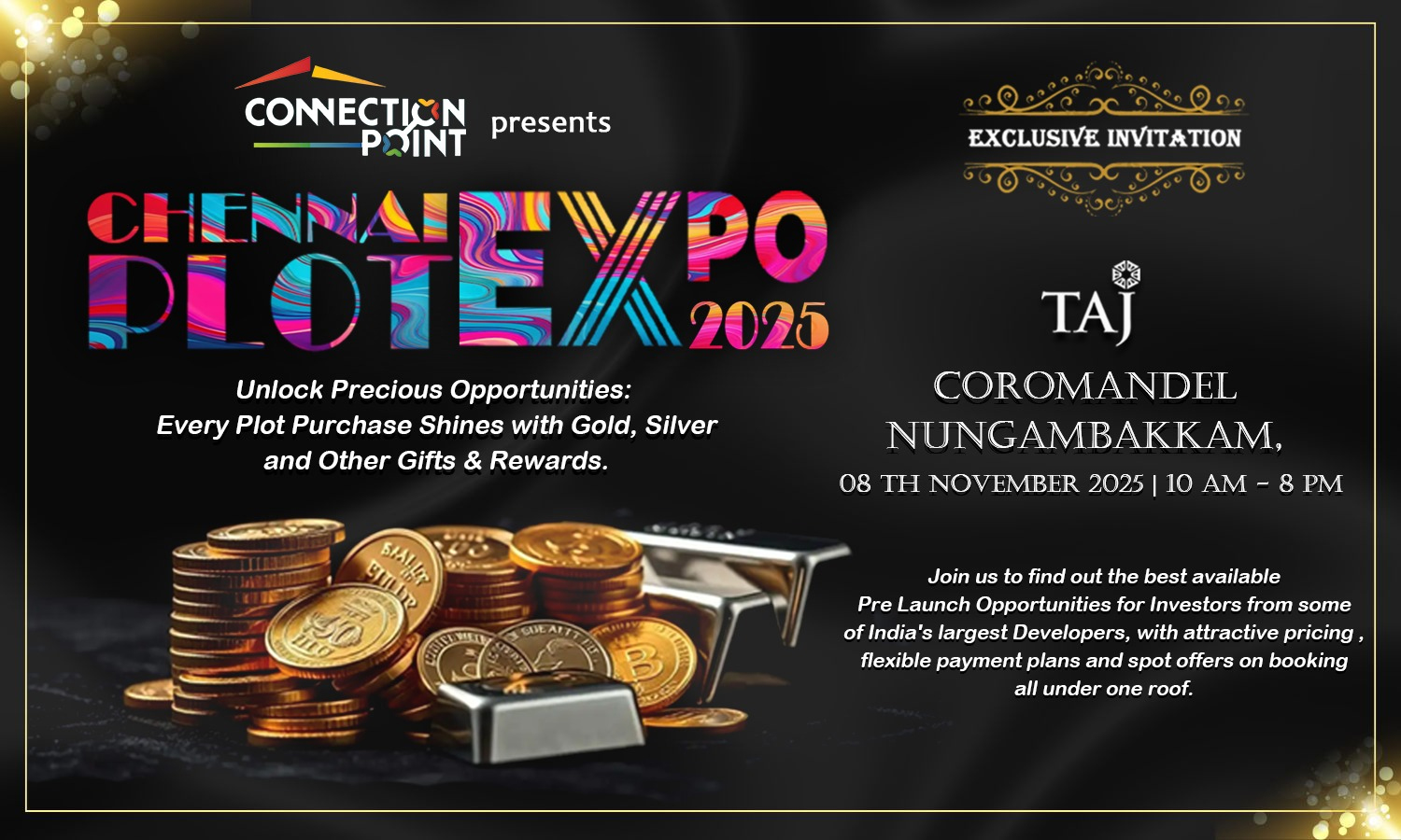 சென்னை ப்ளாட் எக்ஸ்போ 2025: நில முதலீட்டுக்கு ஒரு பெரிய வாய்ப்பு- நுழைவு இலவசம்