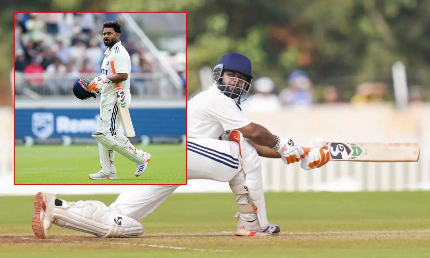 தென்ஆப்பிரிக்கா ஏ-வுக்கு எதிரான டெஸ்ட்: தொடர்ந்து பந்து தாக்கியதால் வெளியேறிய ரிஷப் பண்ட் தென்ஆப்பிரிக்கா ஏ-வுக்கு எதிரான டெஸ்ட்: தொடர்ந்து பந்து தாக்கியதால் வெளியேறிய ரிஷப் பண்ட்