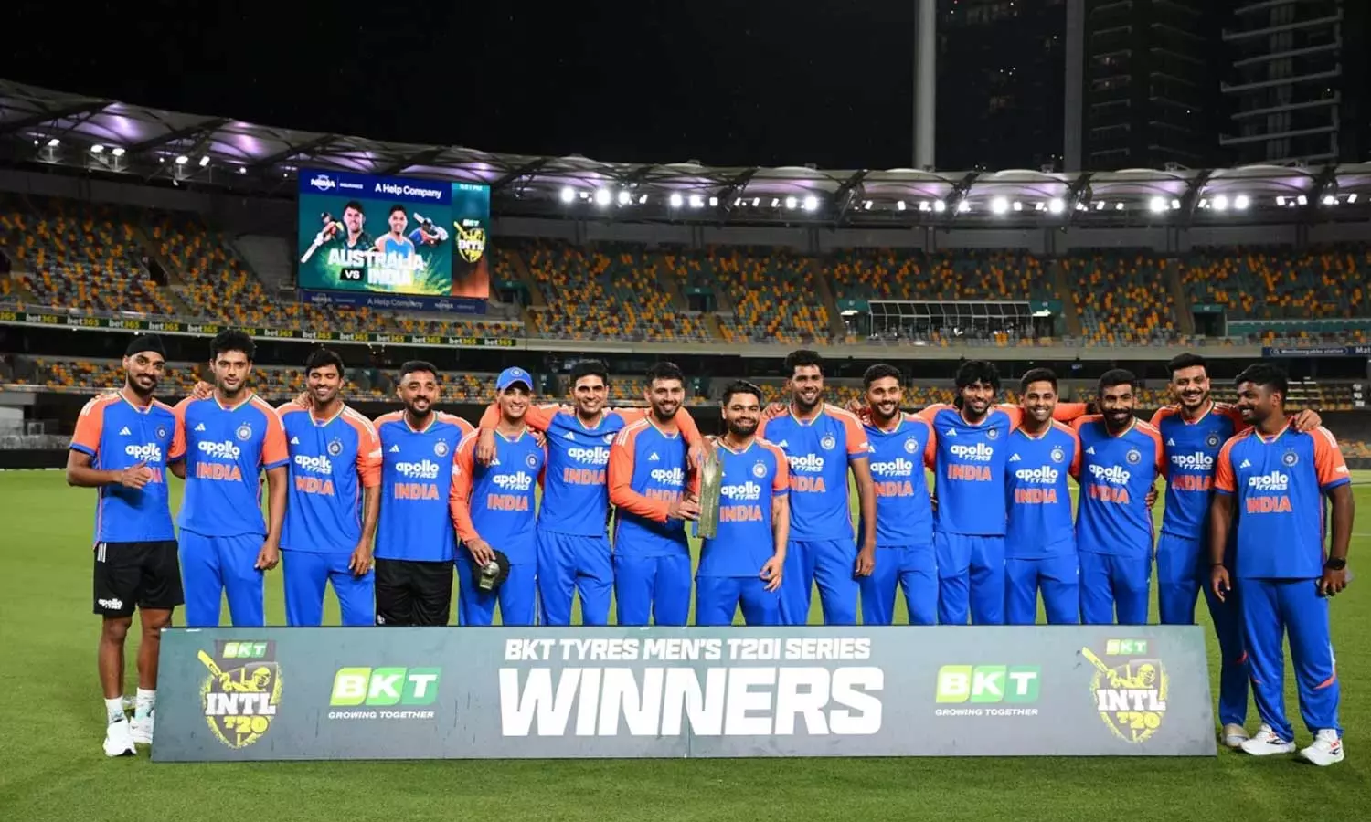 மழையால் கைவிடப்பட்ட 5ஆவது போட்டி: இந்தியா 2-1 எனத் தொடரை வென்றது