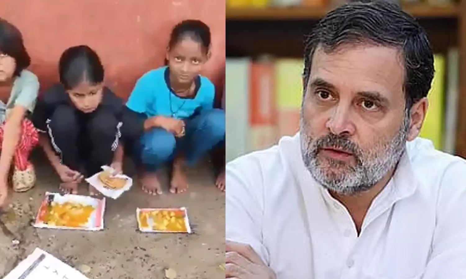 குழந்தைகளுக்கு காகிதத்தில் உணவு வழங்கியதை கண்டு இதயம் நொறுங்கி போனேன்..!- ராகுல் காந்தி குழந்தைகளுக்கு காகிதத்தில் உணவு வழங்கியதை கண்டு இதயம் நொறுங்கி போனேன்..!- ராகுல் காந்தி