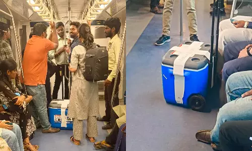 மாற்று அறுவை சிகிச்சைக்காக மெட்ரோ ரெயிலில் பாதுகாப்பாக கொண்டு செல்லப்பட்ட நுரையீரல்