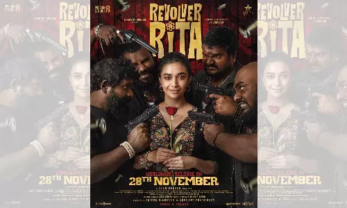 கீர்த்தி சுரேஷ் நடித்துள்ள ரிவால்வர் ரீட்டா 28-ந்தேதி ரிலீஸ்