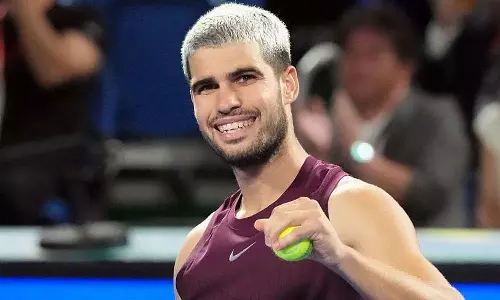 ஆண்கள் டென்னிஸ் சாம்பியன்ஷிப்: முதல் சுற்றில் அல்காரஸ் எளிதில் வெற்றி