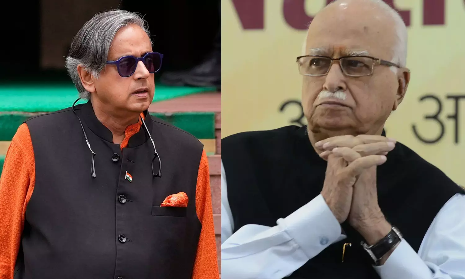 அத்வானிக்கு பாராட்டு: சசிதரூர் மீது காங்கிரஸ் அதிருப்தி