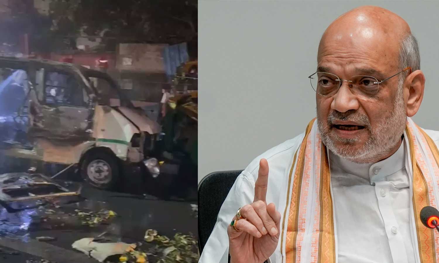 டெல்லி கார் குண்டு வெடிப்பு: காவல் உயர் அதிகாரிகளுடன் அமித்ஷா ஆலோசனை