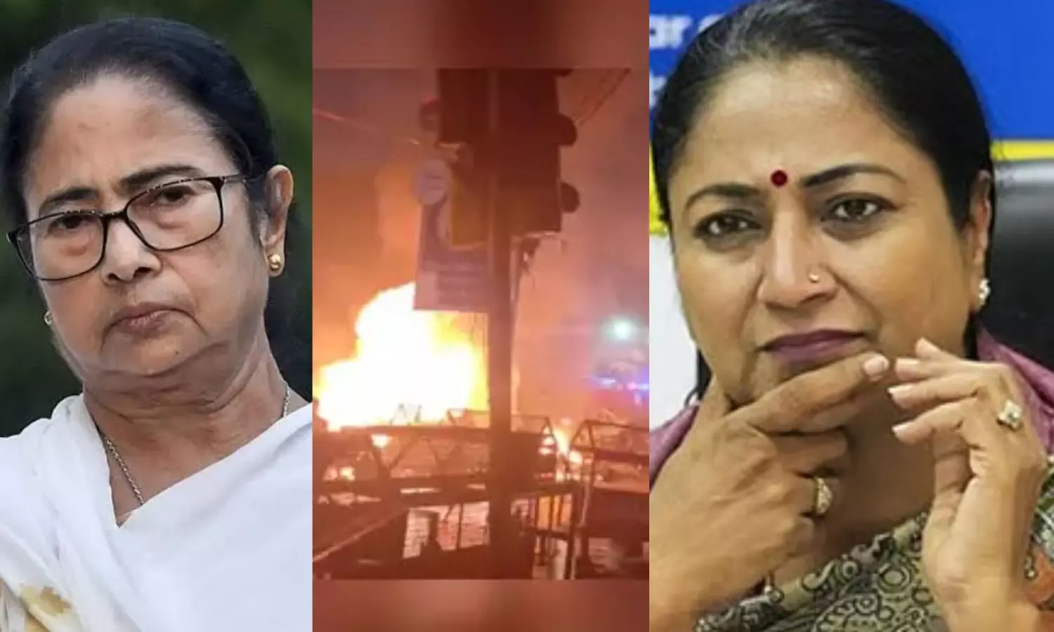 டெல்லி கார் வெடிப்பு உயிரிழப்புகள்:  முதல்வர் ரேகா குப்தா, மம்தா பானர்ஜி இரங்கல்