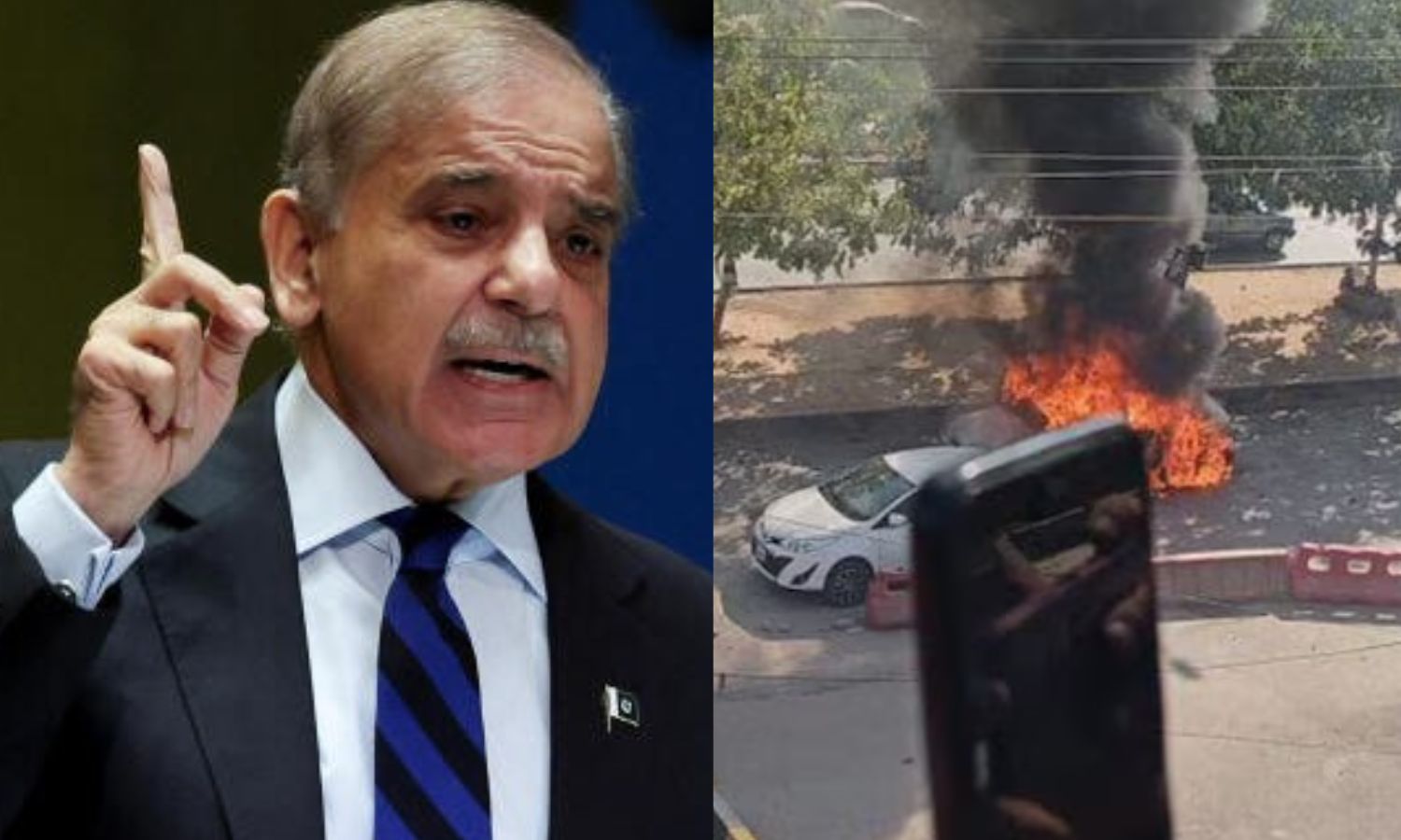 12 பேர் உயிரிழந்த இஸ்லாமாபாத் குண்டுவெடிப்புக்கு இந்தியா தான் காரணம் - பாகிஸ்தான் பிரதமர் குற்றச்சாட்டு