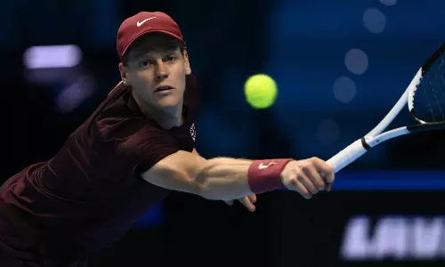 ஆண்கள் டென்னிஸ் சாம்பியன்ஷிப்: முதல் சுற்றில் சின்னர் வெற்றி