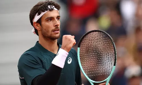 ஆண்கள் டென்னிஸ் சாம்பியன்ஷிப்: 2வது சுற்றில் இத்தாலி வீரர் வெற்றி