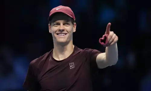 ஆண்கள் டென்னிஸ் சாம்பியன்ஷிப்: அரையிறுதிக்கு முன்னேறிய சின்னர்