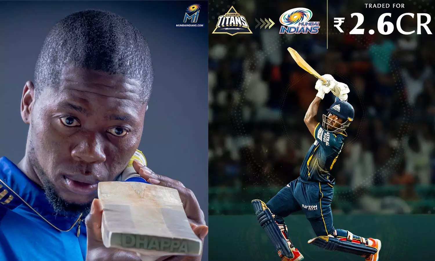 GT அணியிடம் இருந்து ரூ.2.6 கோடிக்கு ரூதர்போர்டை வாங்கிய MI அணி