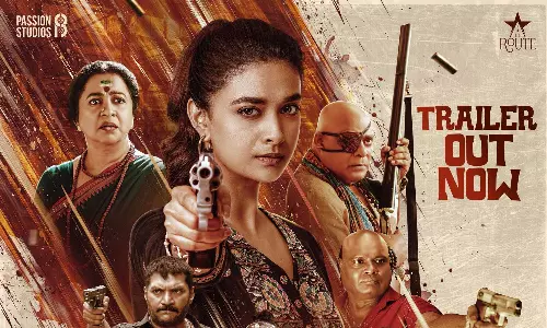 கீர்த்தி சுரேஷ் நடித்துள்ள `ரிவால்வர் ரீட்டா படத்தின் டிரெய்லர் வெளியானது