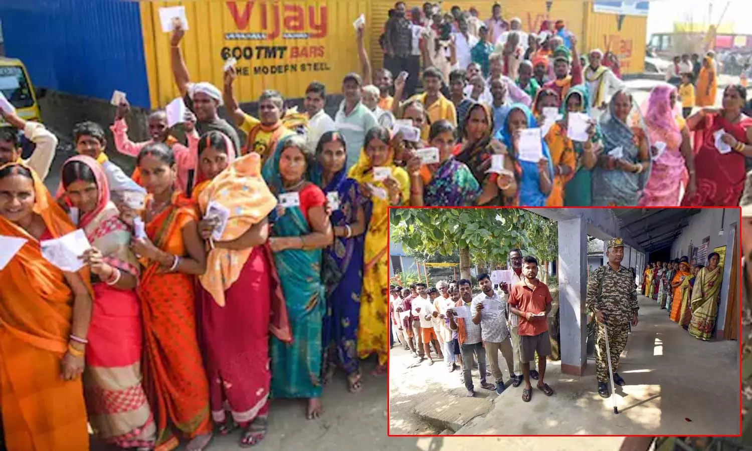 பீகார் தேர்தல்: முதல்முறையாக மறுவாக்குப்பதிவு இல்லை, உயிரிழப்பு இல்லை