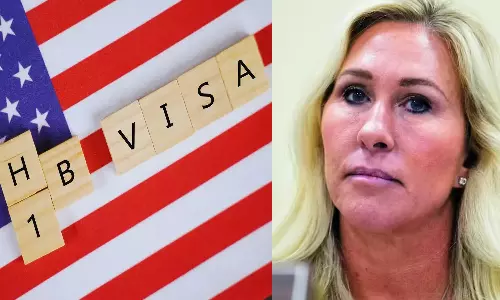 பாராளுமன்றத்தில் எச்-1பி விசா திட்டத்தை நீக்க மசோதா: அமெரிக்க பெண் எம்.பி. தகவல்