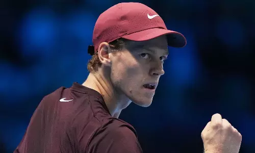 ஆண்கள் டென்னிஸ் சாம்பியன்ஷிப்: இறுதிப்போட்டிக்கு முன்னேறினார் சின்னர்