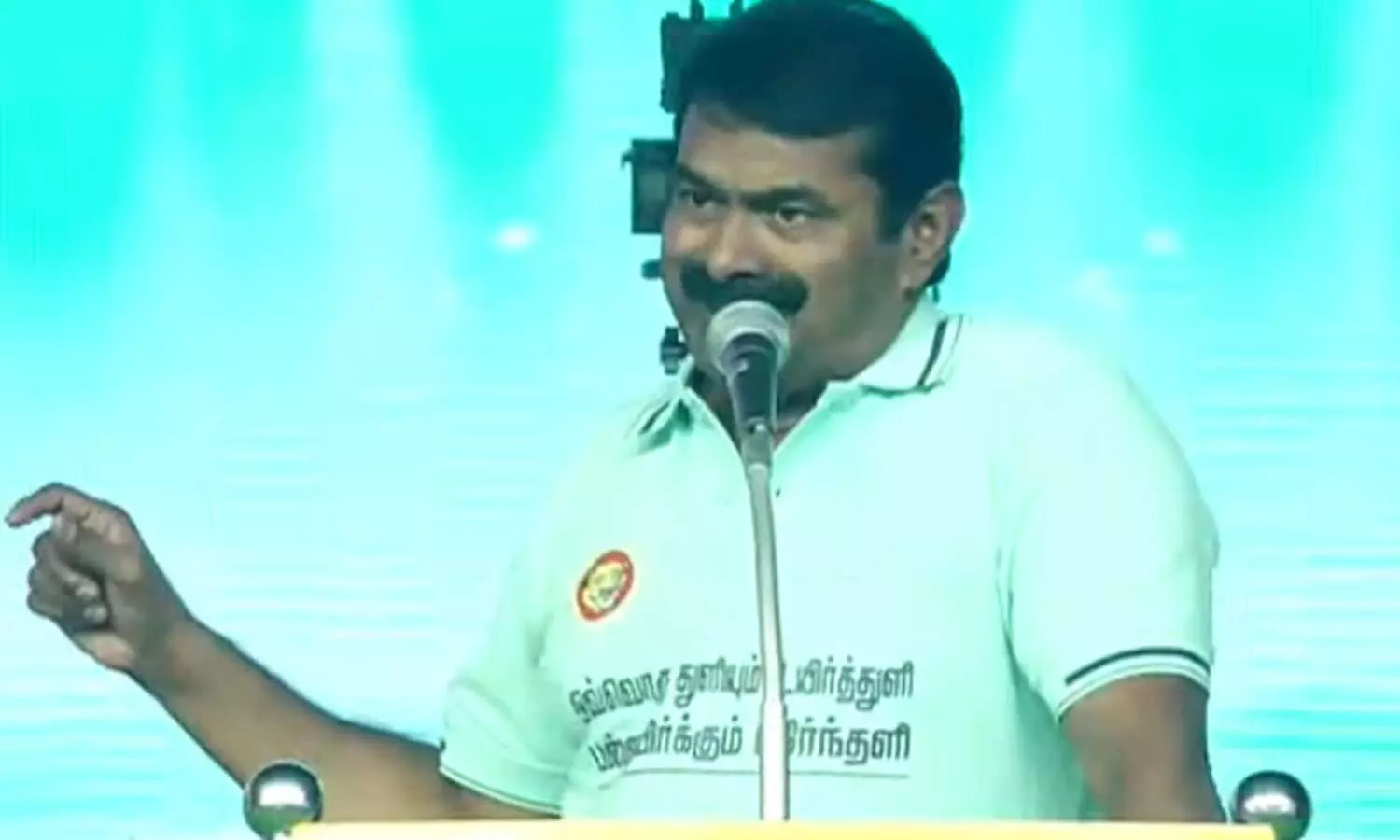 ஆறுகளில் அணை கட்டுவது stroke-க்கு ஒப்பானது -  தண்ணீர் மாநாட்டில் சீமான் பேச்சு