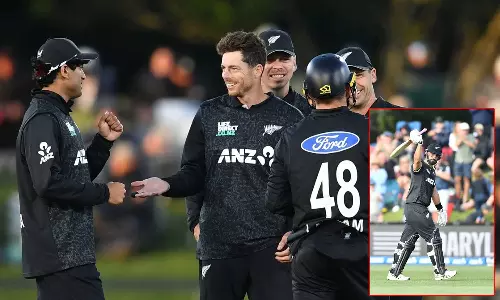 வெஸ்ட் இண்டீஸ்க்கு எதிரான முதல் ஒருநாள் போட்டி: 7 ரன்களில் நியூசிலாந்து த்ரில் வெற்றி