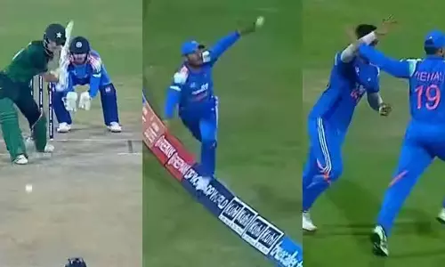 இது ஏன் அவுட் இல்லை.. சர்ச்சையான கேட்ச்.. வைரல் வீடியோ