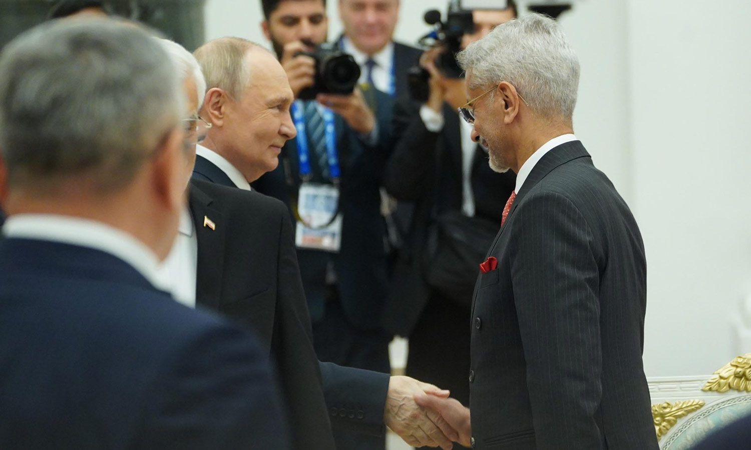 ரஷிய அதிபர் புதினுடன் வெளியுறவு மந்திரி ஜெய்சங்கர் சந்திப்பு