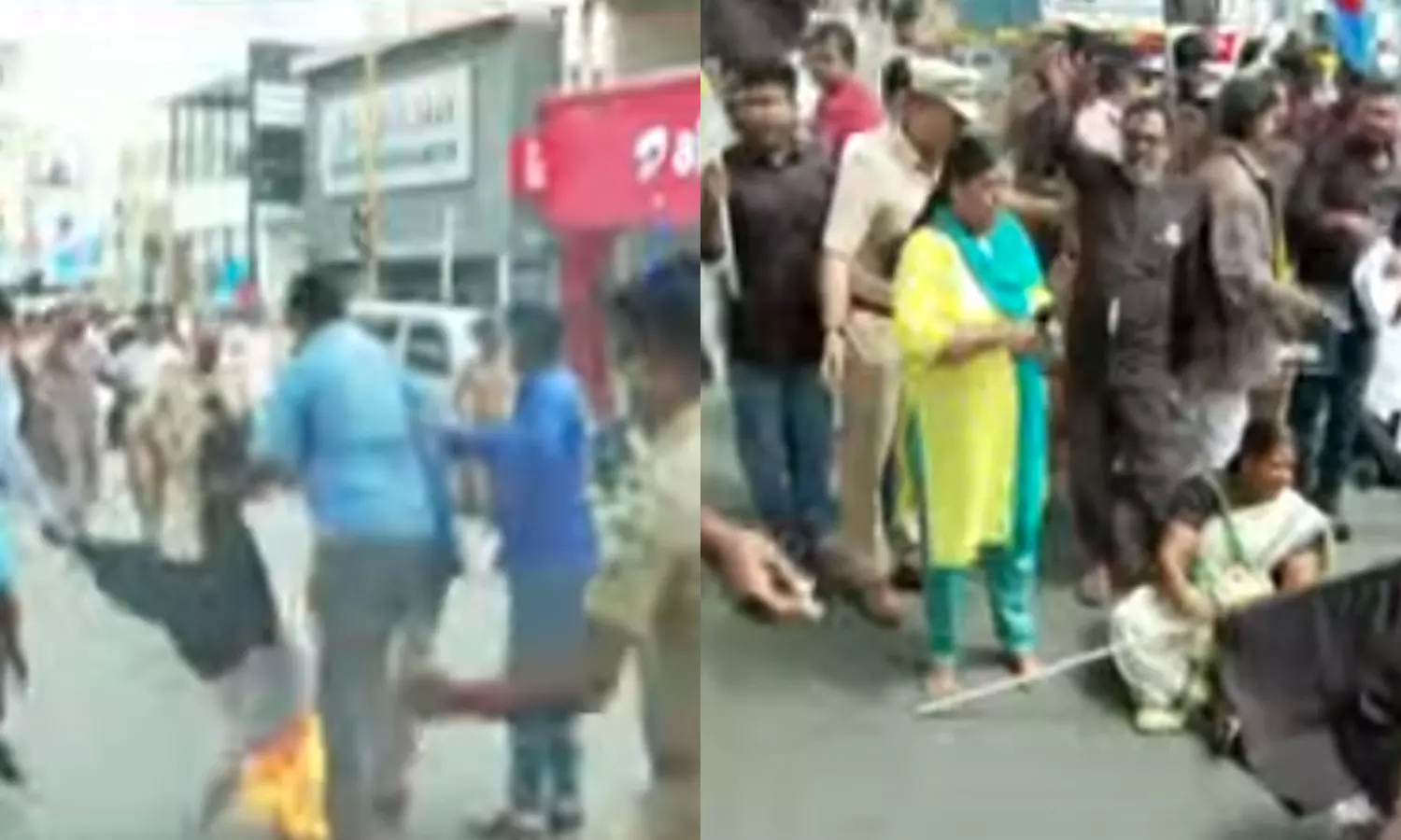 பிரதமர் மோடி வருகைக்கு எதிர்ப்பு - கோவையில் உருவபொம்மை எரித்து போராட்டம் பிரதமர் மோடி வருகைக்கு எதிர்ப்பு - கோவையில் உருவபொம்மை எரித்து போராட்டம்