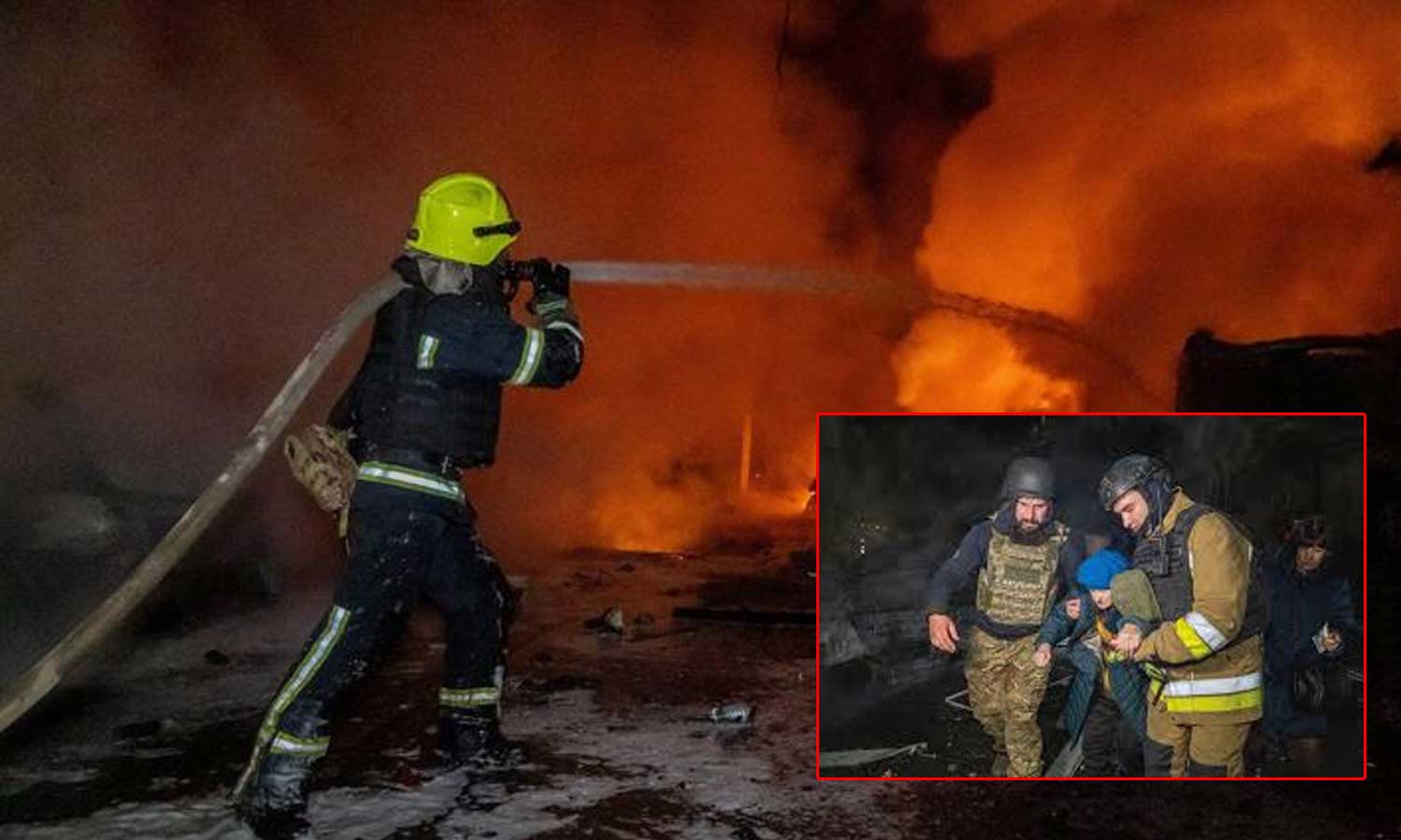 உக்ரைன் மீது ஏவுகணைகள், டிரோன்கள் மூலம் ரஷியா சரமாரி தாக்குதல்: 10 பேர் பலி