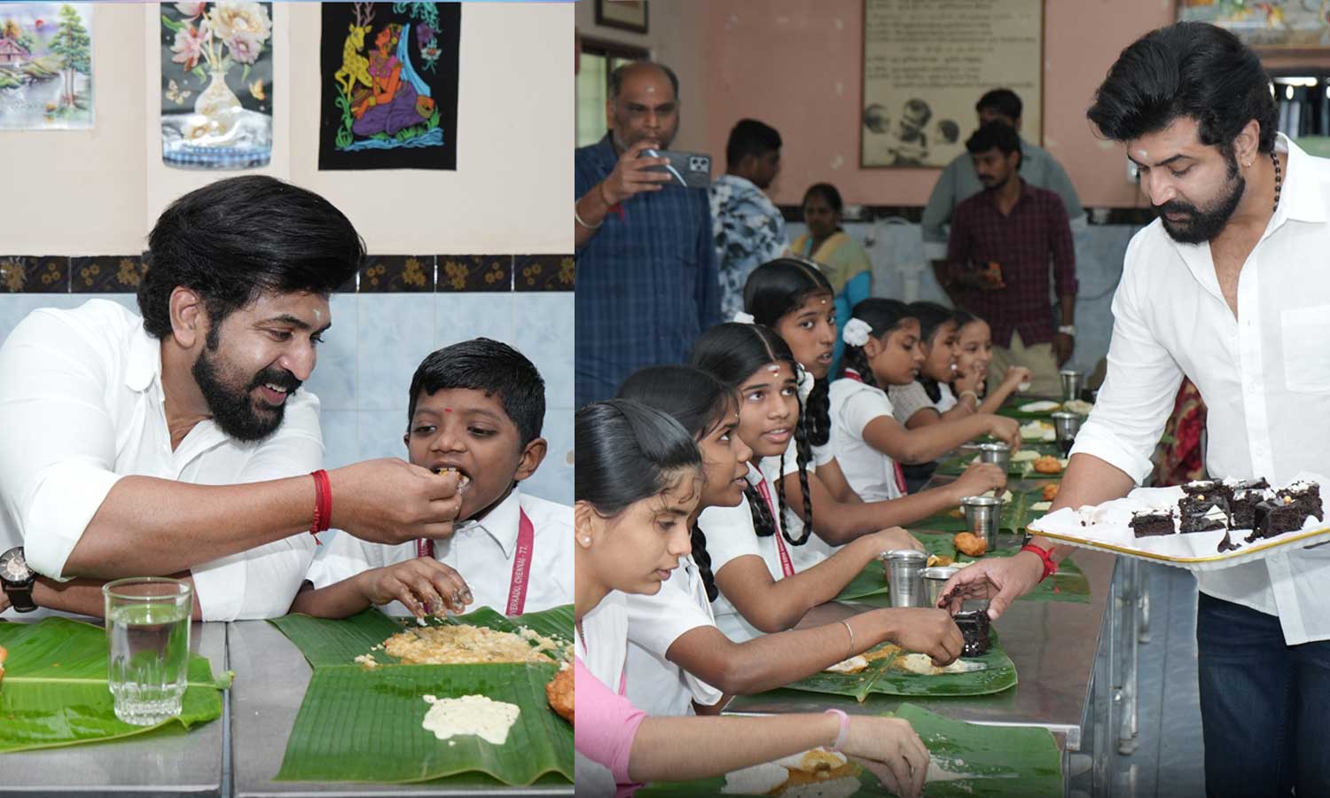 ஆதரவற்றோர் இல்லத்தில் தனது பிறந்தநாளை கொண்டாடிய நடிகர் அருண் விஜய்!