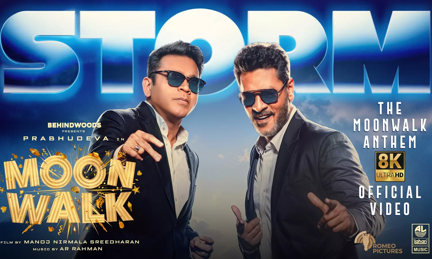 பிரபுதேவா நடித்துள்ள Moon Walk படத்தின் Storm Anthem வெளியீடு