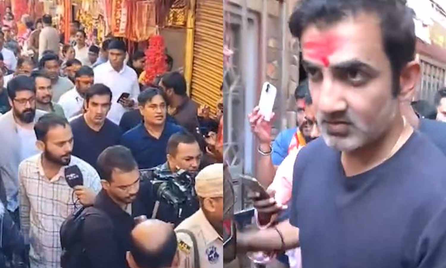 கவுகாத்தியில் உள்ள காமாக்யா கோவிலில் கம்பீர் சாமி தரிசனம்