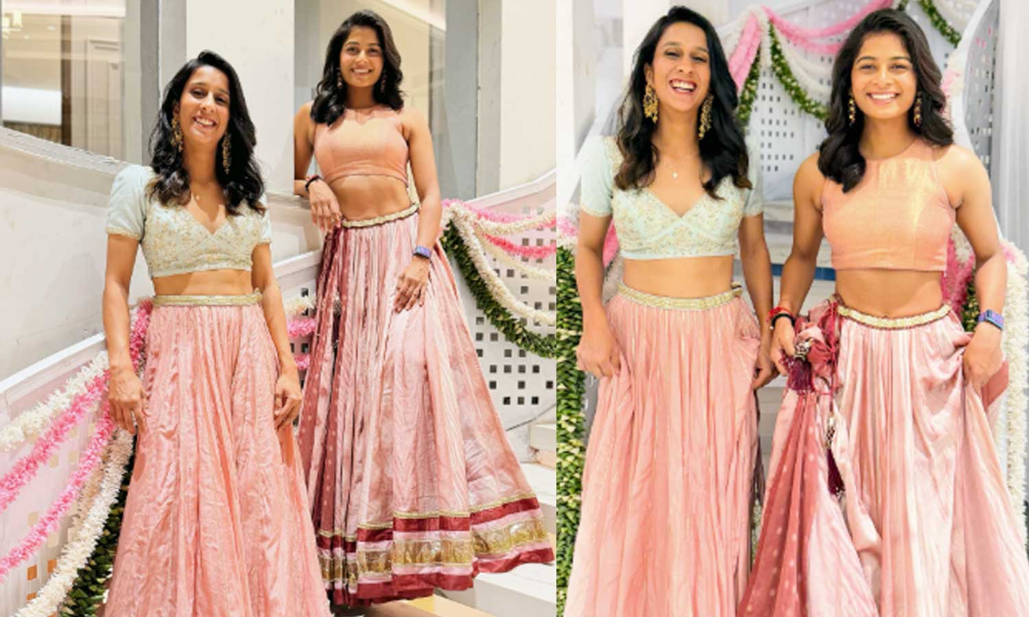 நாளை ஸ்மிருதி மந்தனா திருமணம்: மணப்பெண் தோழிகளாக மாறிய ஜெமிமா, ஷ்ரேயங்கா