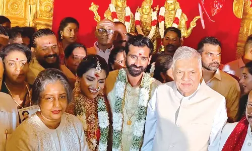 திருப்பத்தூரில் இலங்கை முன்னாள் மந்திரி இல்ல திருமண விழா- பல்வேறு அரசியல் கட்சியினர் வாழ்த்து