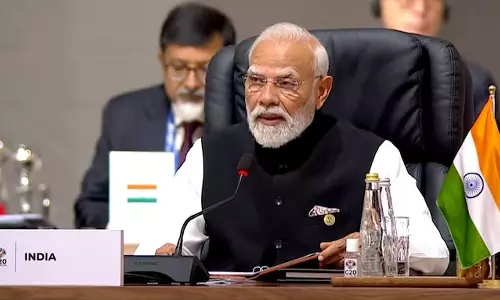 உணவு பாதுகாப்பு அச்சுறுத்தலை தடுக்க வேண்டும்- ஜி20 மாநாட்டில் பிரதமர் மோடி பேச்சு