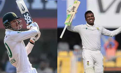 முத்துசாமி சதம், யான்சன் மிரட்டல்: தென்ஆப்பிரிக்கா முதல் இன்னிங்சில 489 ரன்கள் குவிப்பு