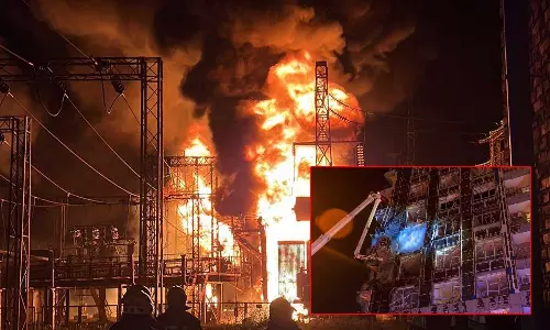 போர் நிறுத்த பேச்சுவர்த்தை நடைபெற்று வரும் நிலையில் உக்ரைன் தலைநகர் மீது ரஷியா தாக்குதல்