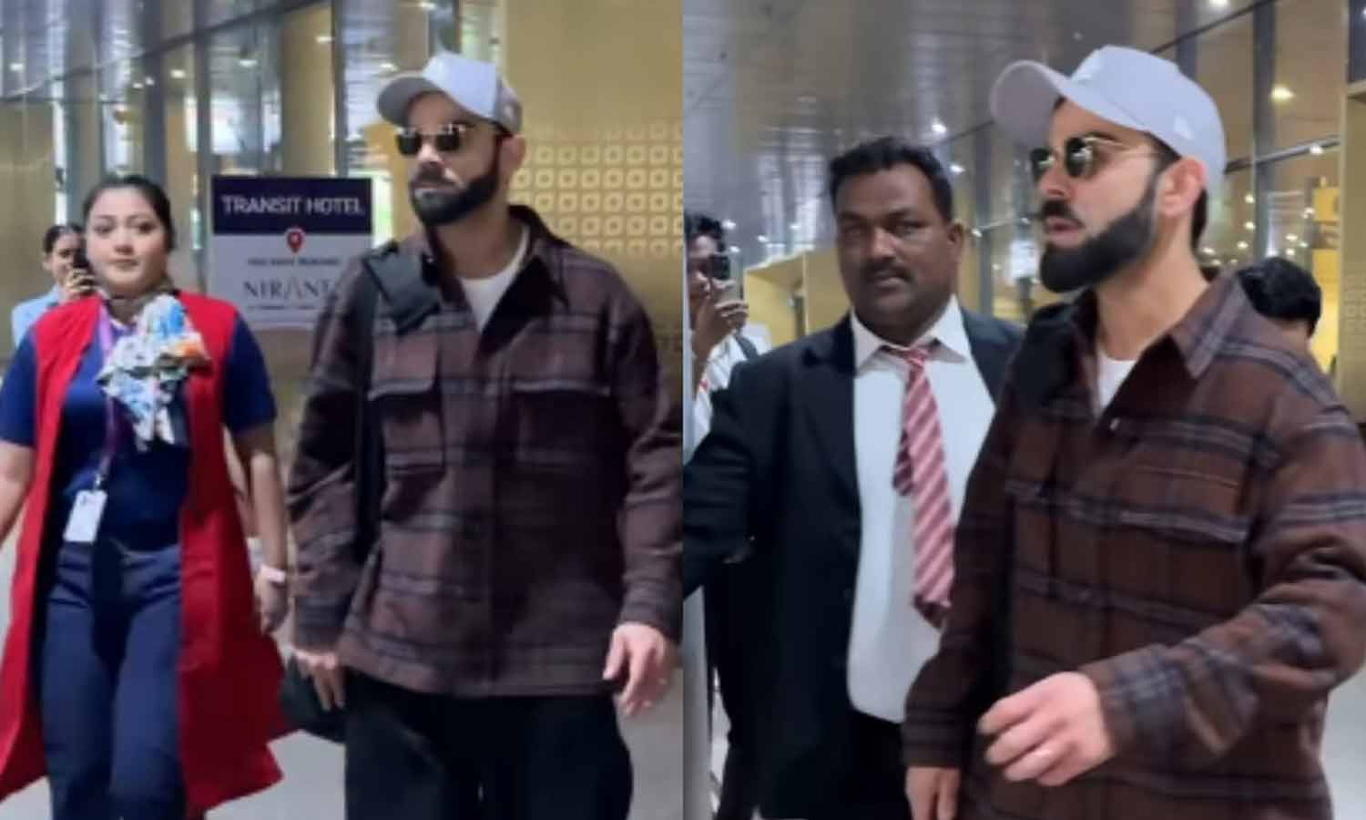 தென் ஆப்பிரிக்காவுக்கு எதிரான ஒருநாள் தொடர்: இந்தியா வந்த கோலி- வீடியோ