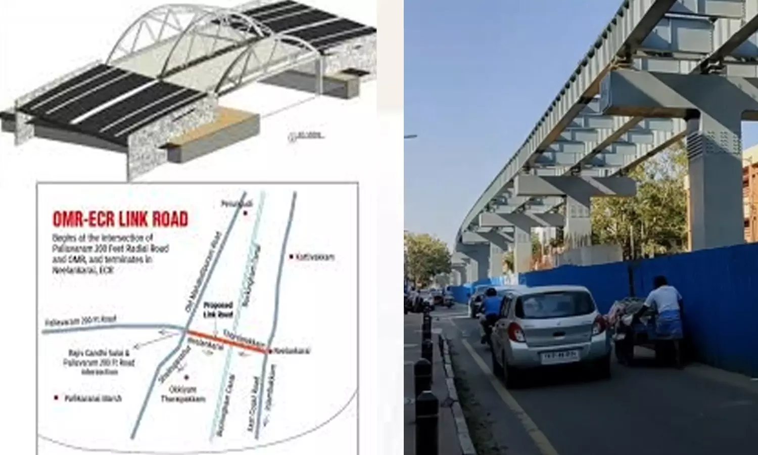 ECR-OMR உயர்மட்ட இரும்பு மேம்பாலத்திற்கு அனுமதி