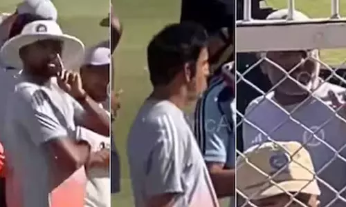 வீடியோ: கம்பீர் Down... Down என கோஷமிட்ட ரசிகர்கள்... சிராஜ் செய்த செயல் வைரல்