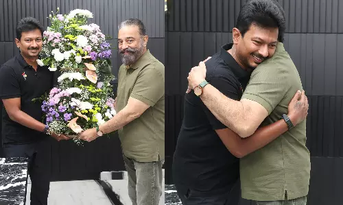 துணை முதல்வர் உதயநிதி பிறந்தநாள்- நேரில் சென்று வாழ்த்திய கமல்ஹாசன் எம்.பி.