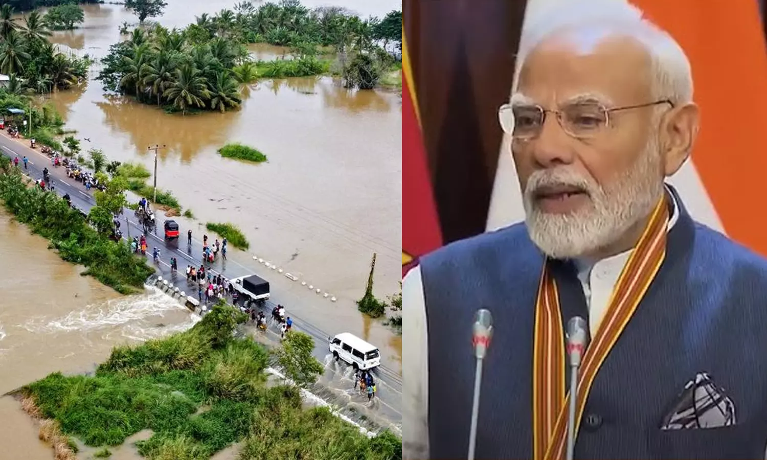 டிட்வா புயல் பாதிப்பு: இலங்கைக்கு நிவாரண உதவியை அறிவித்தார் பிரதமர் மோடி