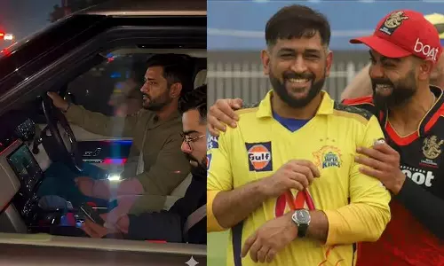 3 இந்திய வீரர்களுக்கு விருந்து வைத்த எம்எஸ் தோனி- வைரல் வீடியோ