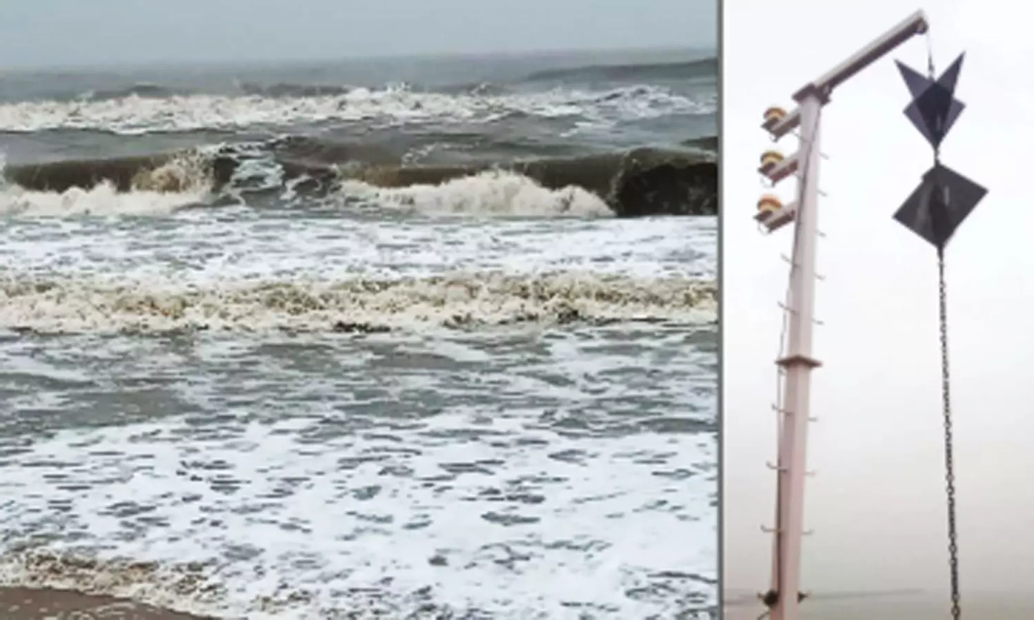 கடலூர், நாகை, புதுச்சேரி, காரைக்கால் துறைமுகங்களில் 5-ம் எண் புயல் எச்சரிக்கை கூண்டு ஏற்றம்