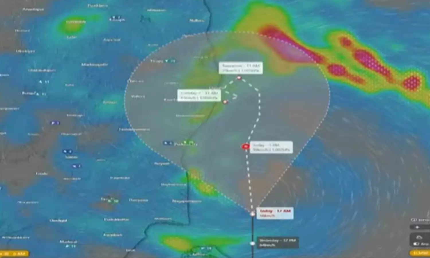 அடுத்த 3 மணி நேரத்தில் வலுவிழக்கும் டிட்வா புயல் அடுத்த 3 மணி நேரத்தில் வலுவிழக்கும் டிட்வா புயல்