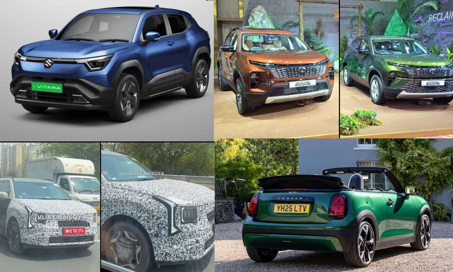 இ விட்டாரா முதல் மினி கூப்பர் வரை... விரைவில் இந்தியா வரும் புது கார் மாடல்கள்..!