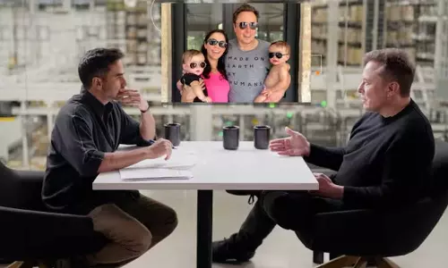 என் மகன் பெயரின் நடுவில் சேகர் என்பதை சேர்த்துள்ளேன் - காரணம் கூறிய எலான் மஸ்க்