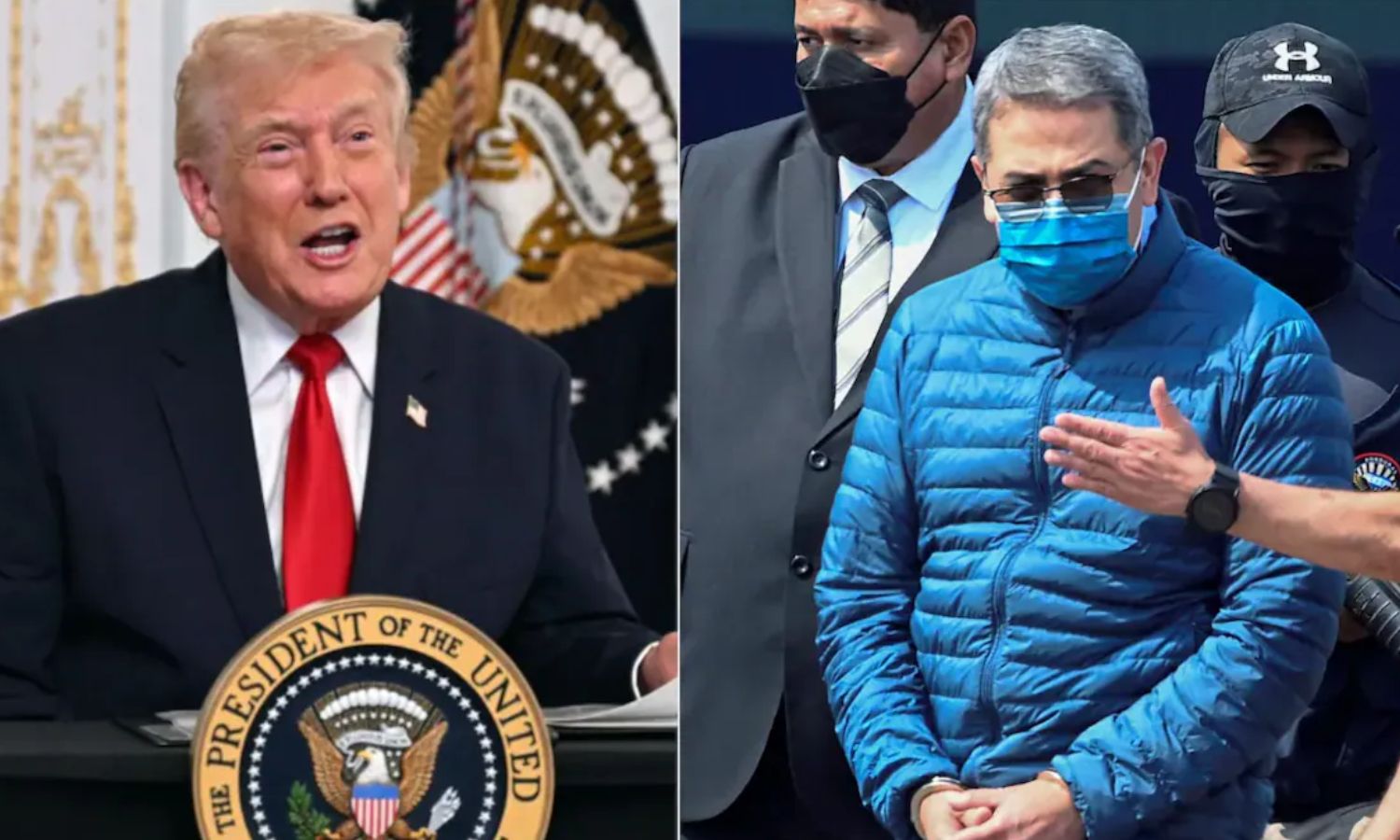 போதைப்பொருள் கடத்தலில் சிறை தண்டனை பெற்ற ஹோண்டுராஸ் முன்னாள் அதிபருக்கு மன்னிப்பு வழங்கி விடுவித்த டிரம்ப்