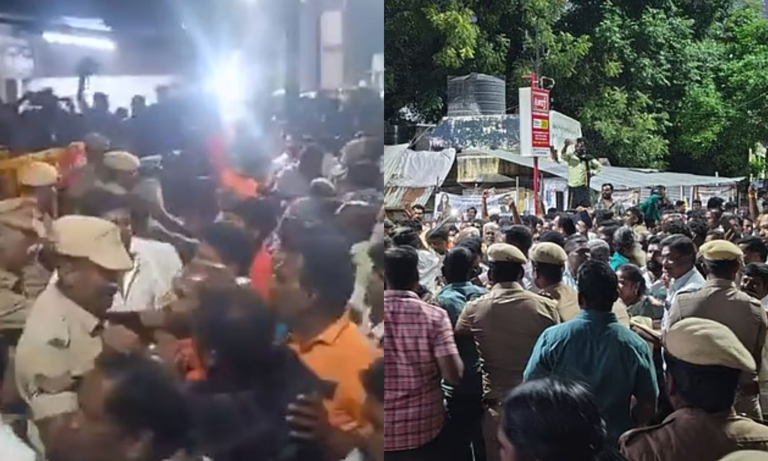 திருப்பரங்குன்றத்தில் குழப்பம்..  போலீசாருடன் மோதல் - சூடமேற்றி கலைந்து சென்ற 'இந்துத்துவா' அமைப்பினர்
