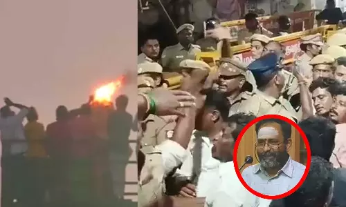 CISF படையினருடன் தீபம் ஏற்ற வரும் இந்து அமைப்பினர் - போலீசாரின் கட்டுப்பாட்டில் திருப்பரங்குன்றம்