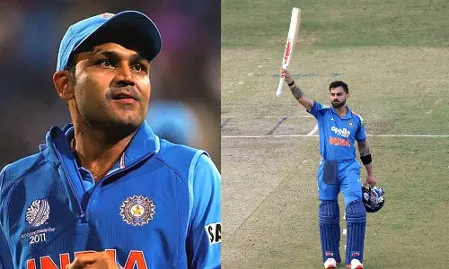 அவருக்கு சதம் ஒரு போதை- கோலியை புகழ்ந்து தள்ளிய சேவாக்