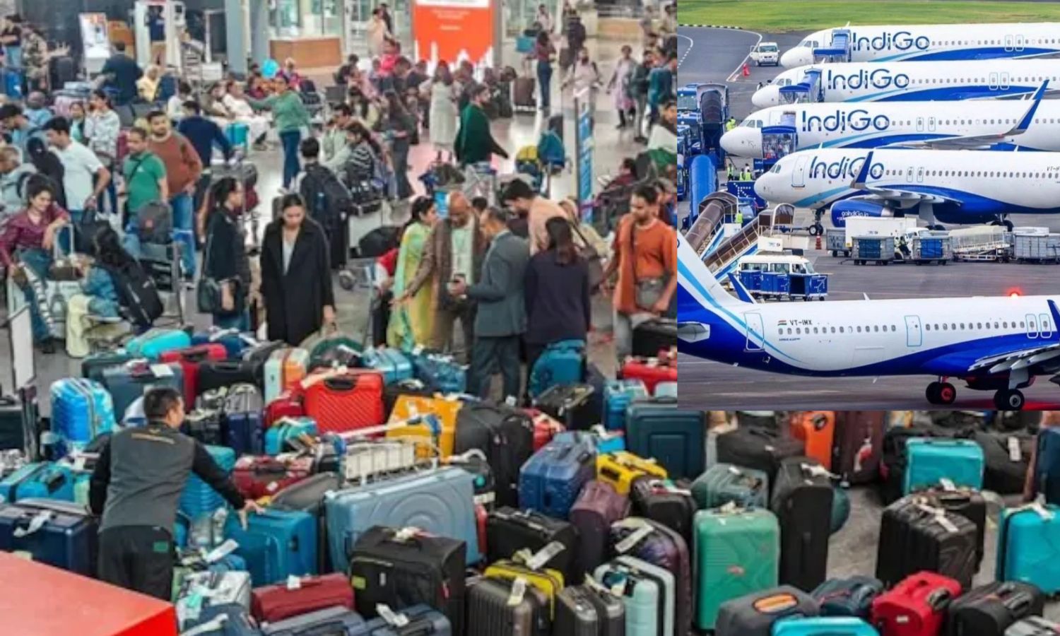நாடு முழுவதும் இண்டிகோ விமான சேவைகள் கடும் பாதிப்பு.. விமான டிக்கெட் விலைகள் பன்மடங்கு உயர்வு